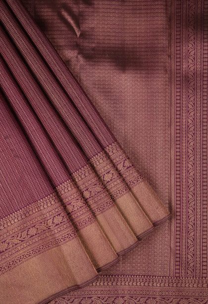 Red Kanchipuram Silk Sarees with Gold Zari Floral Patterns