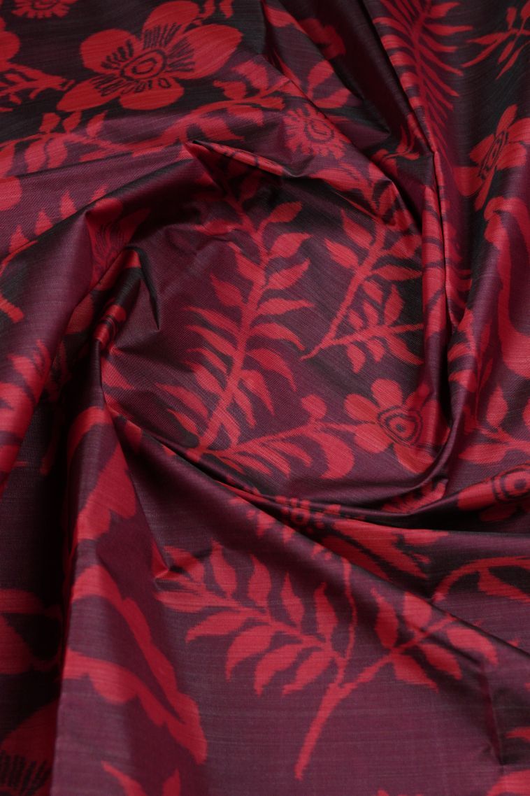 Bosenberry Purple Soft Silk Sarees with Without Zari Zari Geometric Shapes view 4