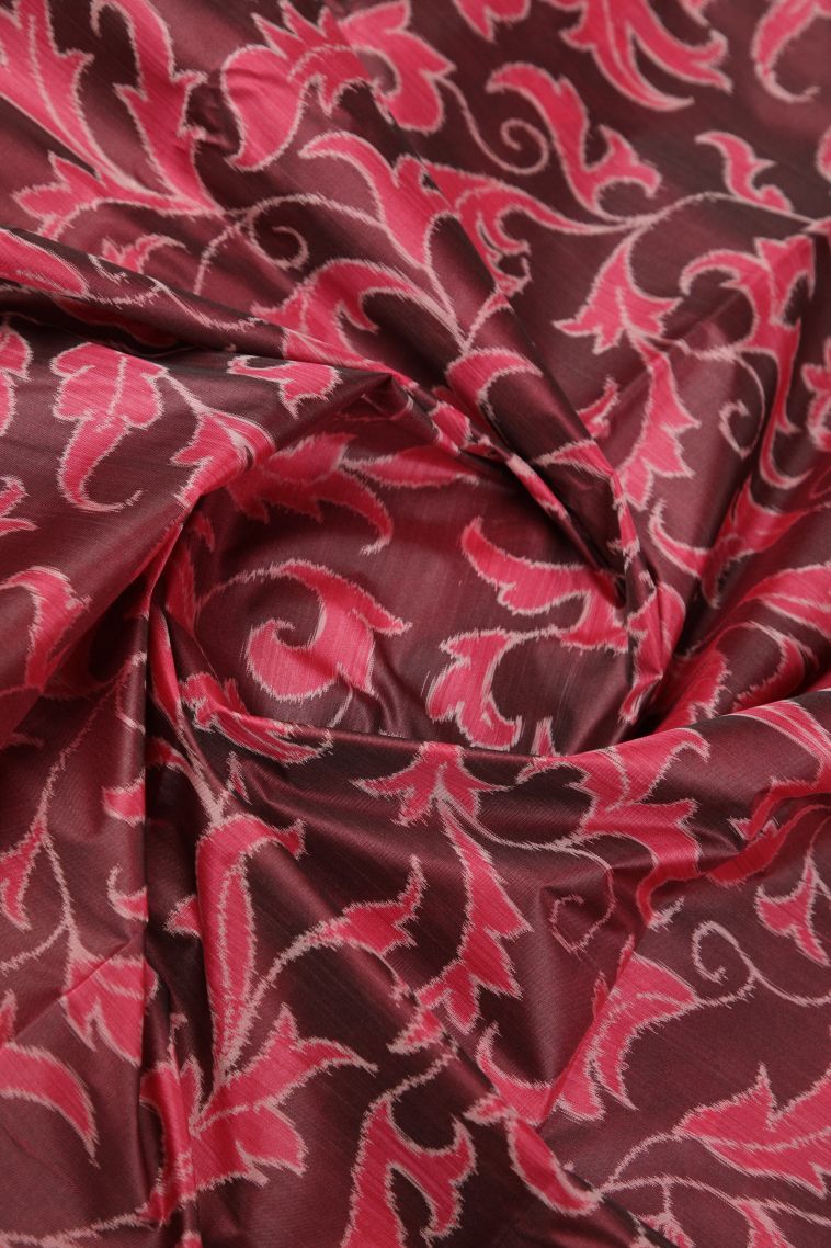 Plum Purple Soft Silk Sarees with Without Zari Zari Floral Patterns view 4