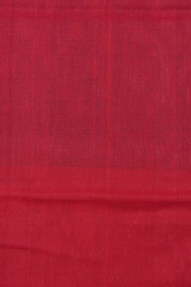 Berry Blue Ikkat Cotton Sarees with Without Zari Zari Geometric Shapes view 3