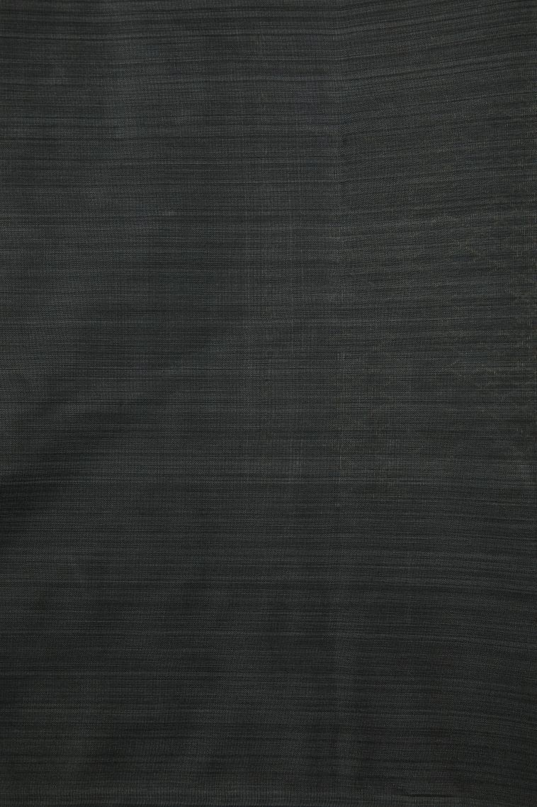 Gray Black Soft Silk Sarees with Without Zari Zari Geometric Shapes view 3