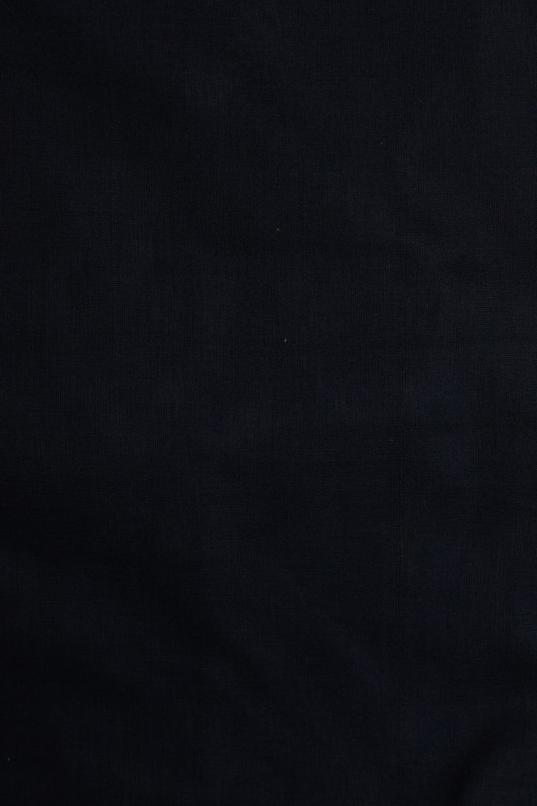 Asphalt Black Ikkat Cotton Sarees with Without Zari Zari Geometric Shapes view 3