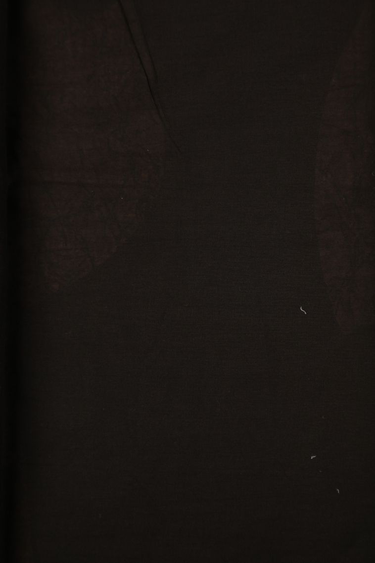 Carrot Orange Cotton Sarees with Without Zari Zari Floral Patterns view 3