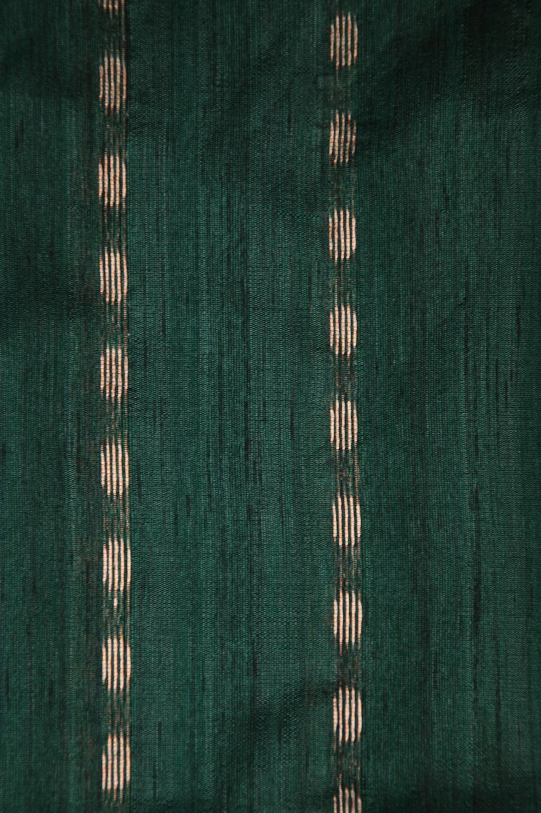 Magenta Purple Tussar Saree with Gold Zari Buttis (small Dots Or Motifs) view 3