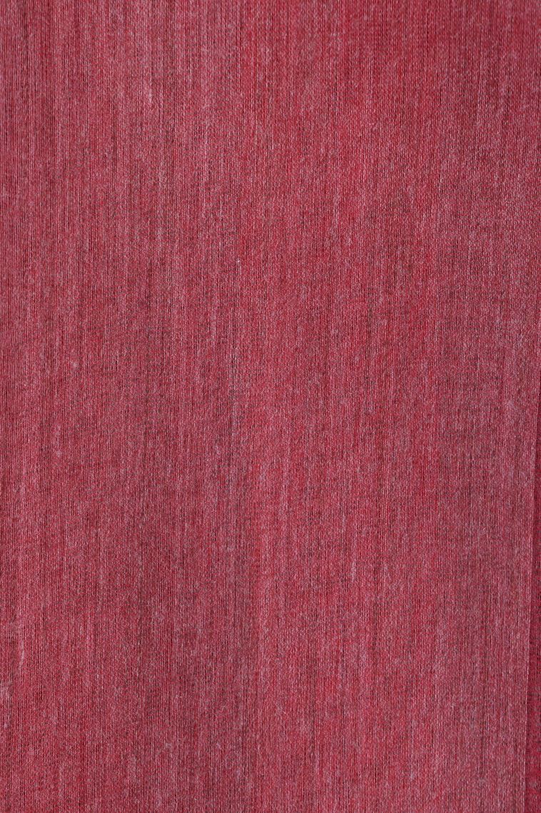 Dawn Red Chanderi Cotton Sarees with Without Zari Zari Floral Patterns view 3