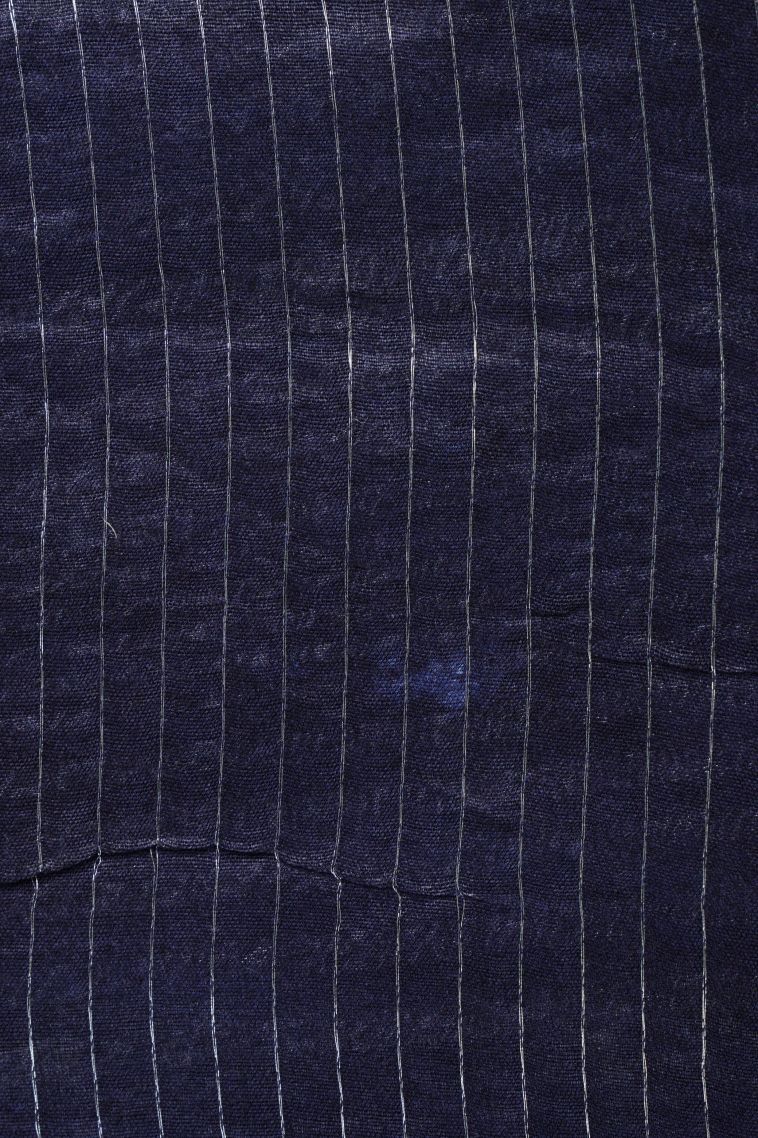 Chiffon White Chanderi Cotton Sarees with Without Zari Zari Floral Patterns view 3