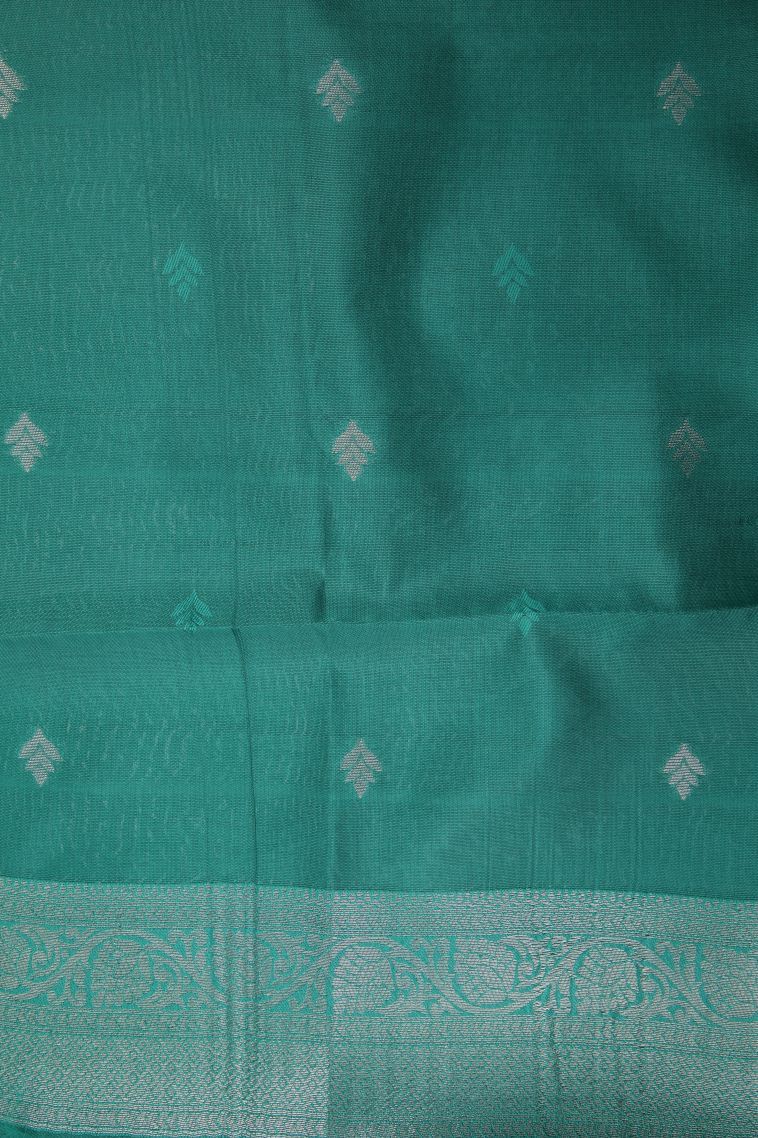 Blush Pink Apoorva Silk Sarees with Copper Zari Checks view 3