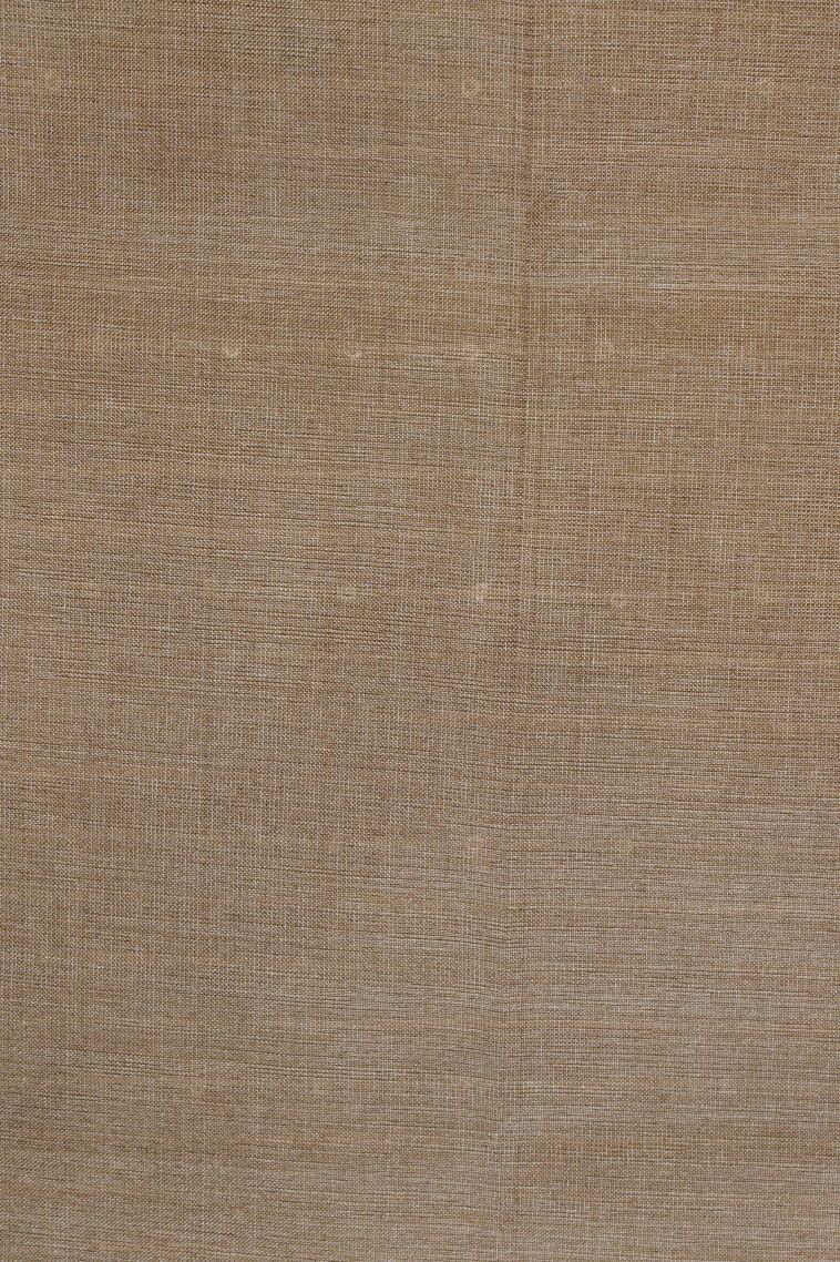 Tortilla Brown Tussar Saree with Without Zari Zari Buttis (small Dots Or Motifs) view 3