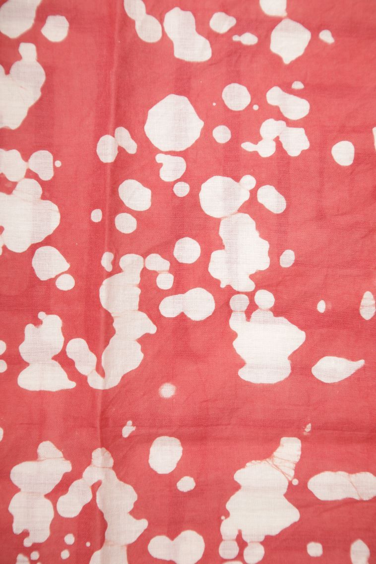 Blush Red Cotton Sarees with Without Zari Zari Geometric Shapes view 3