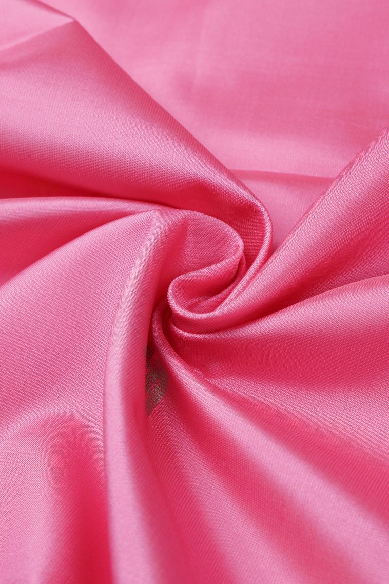 Taffy Pink Tussar Saree with Without Zari Zari Buttis (small Dots Or Motifs) view 4