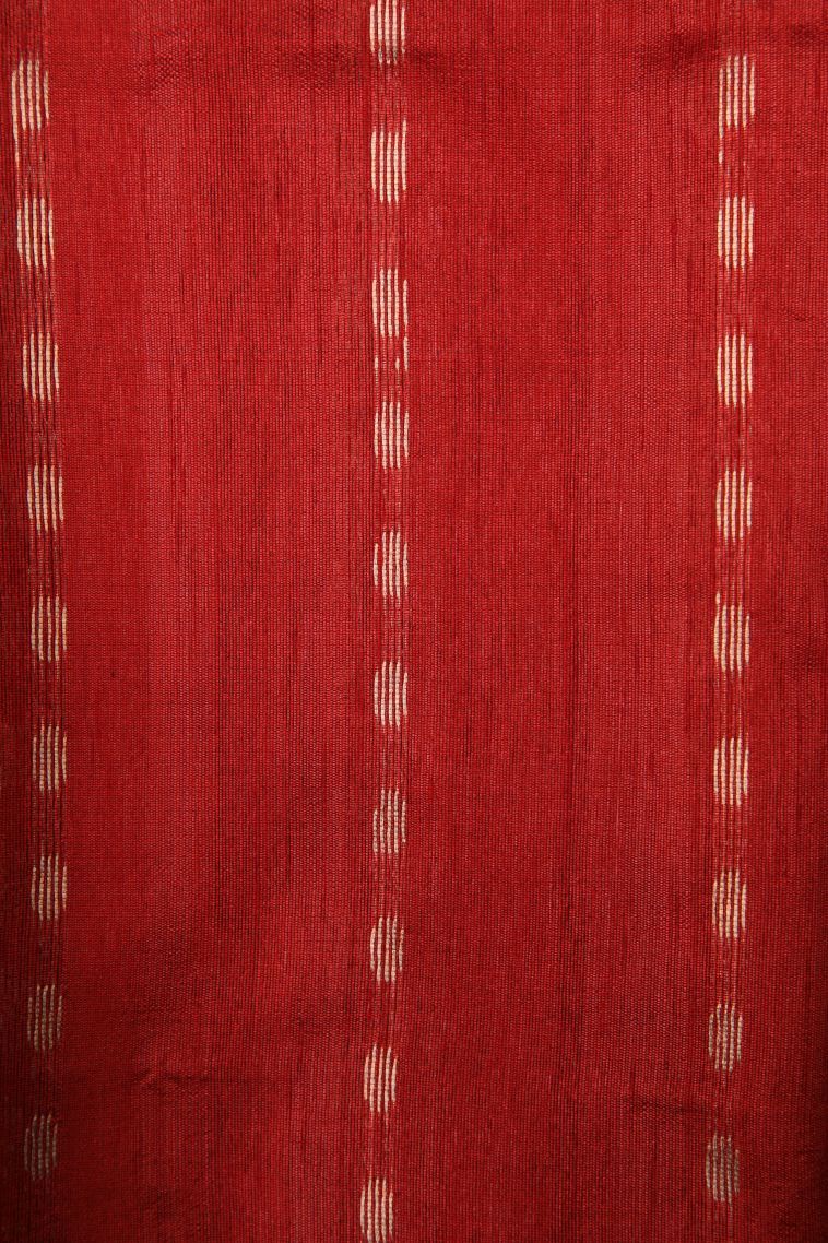 Lime Green Tussar Saree with Gold Zari Buttis (small Dots Or Motifs) view 3