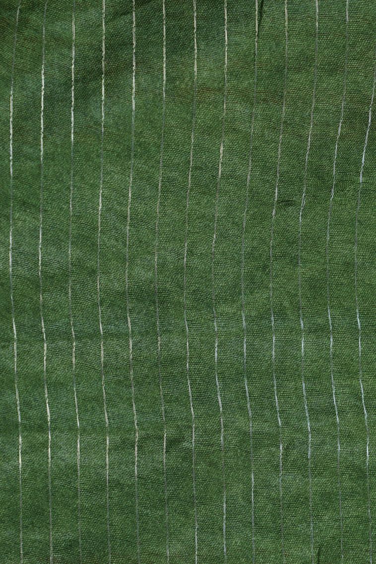 Apricot Orange Chanderi Cotton Sarees with Without Zari Zari Floral Patterns view 3