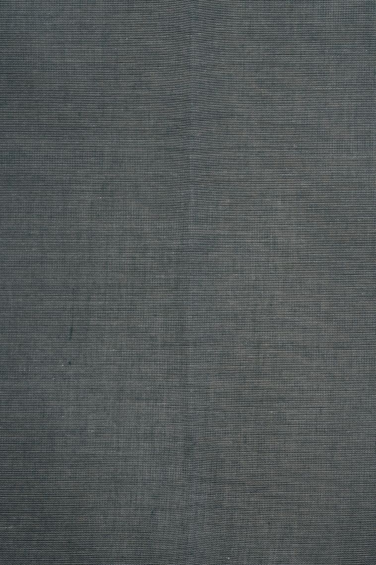 Slate Blue Kanchi Cotton Sarees with Without Zari Zari Geometric Shapes view 3