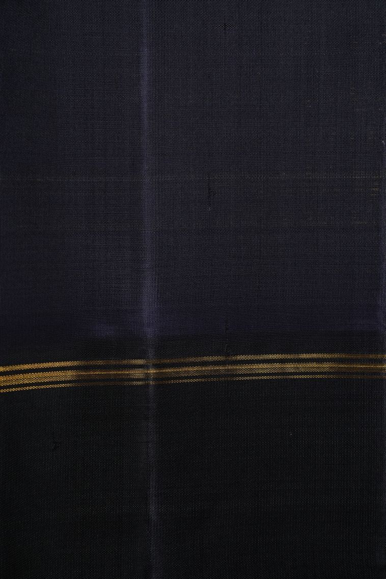 Peach Pink Kanchipuram Silk Sarees with Without Zari Zari Checks view 3