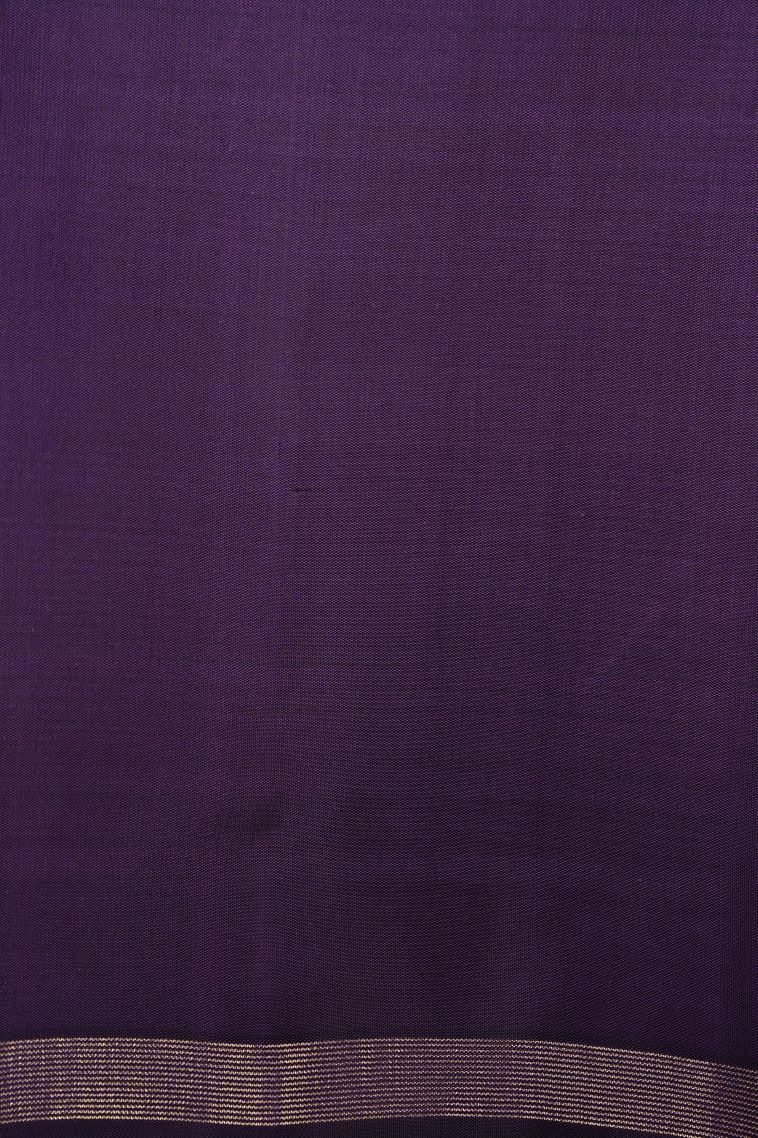 Lemon Yellow Kanchipuram Silk Sarees with Gold Zari Checks view 3