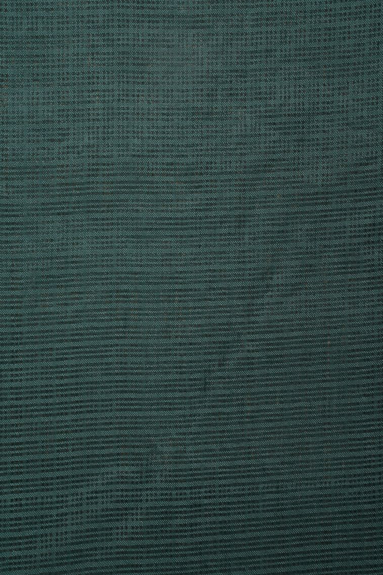 Aegean Blue Tussar Saree with Without Zari Zari Floral Patterns view 3