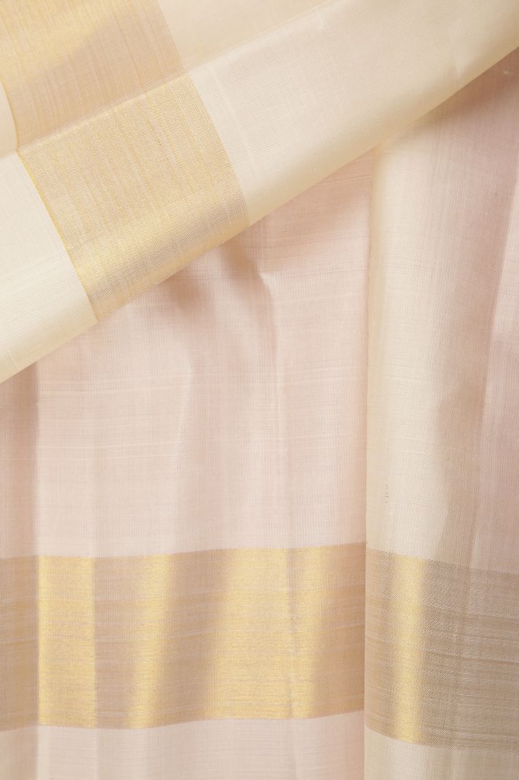 Rose  Red Kanchipuram Silk Sarees with Without Zari Zari Checks view 3