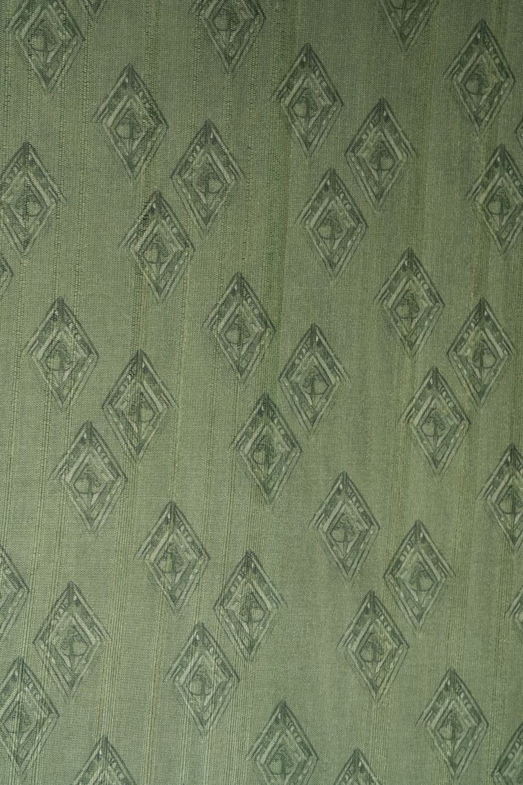 Emerald Green Tussar Saree with Without Zari Zari Floral Patterns view 3