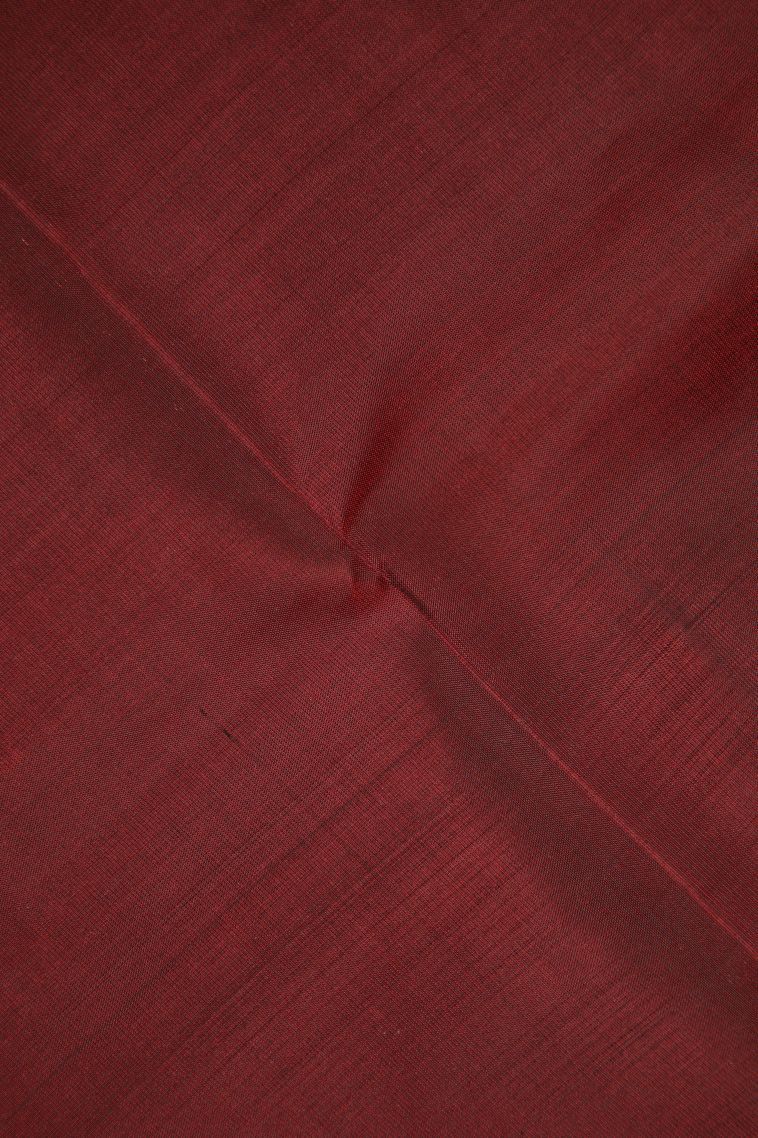 Bottle Green Soft Silk Saree with Copper Zari Buttis (small Dots Or Motifs) view 3