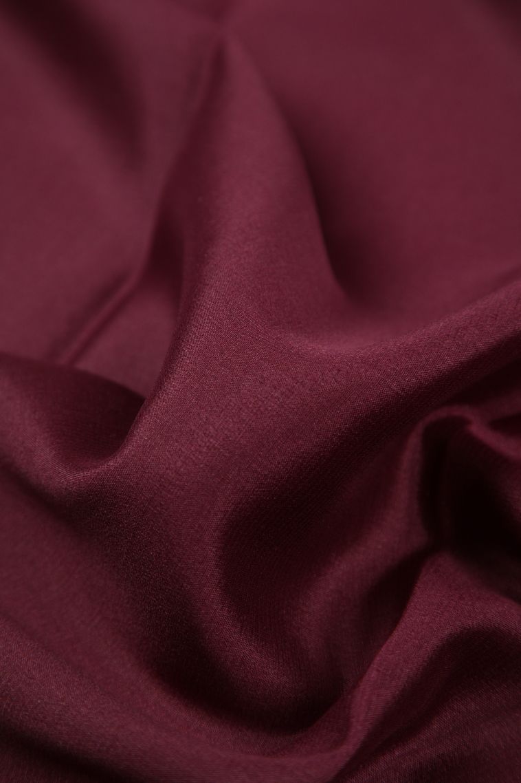 Bindi Red Mysore Silk with Without Zari Zari Plain view 4