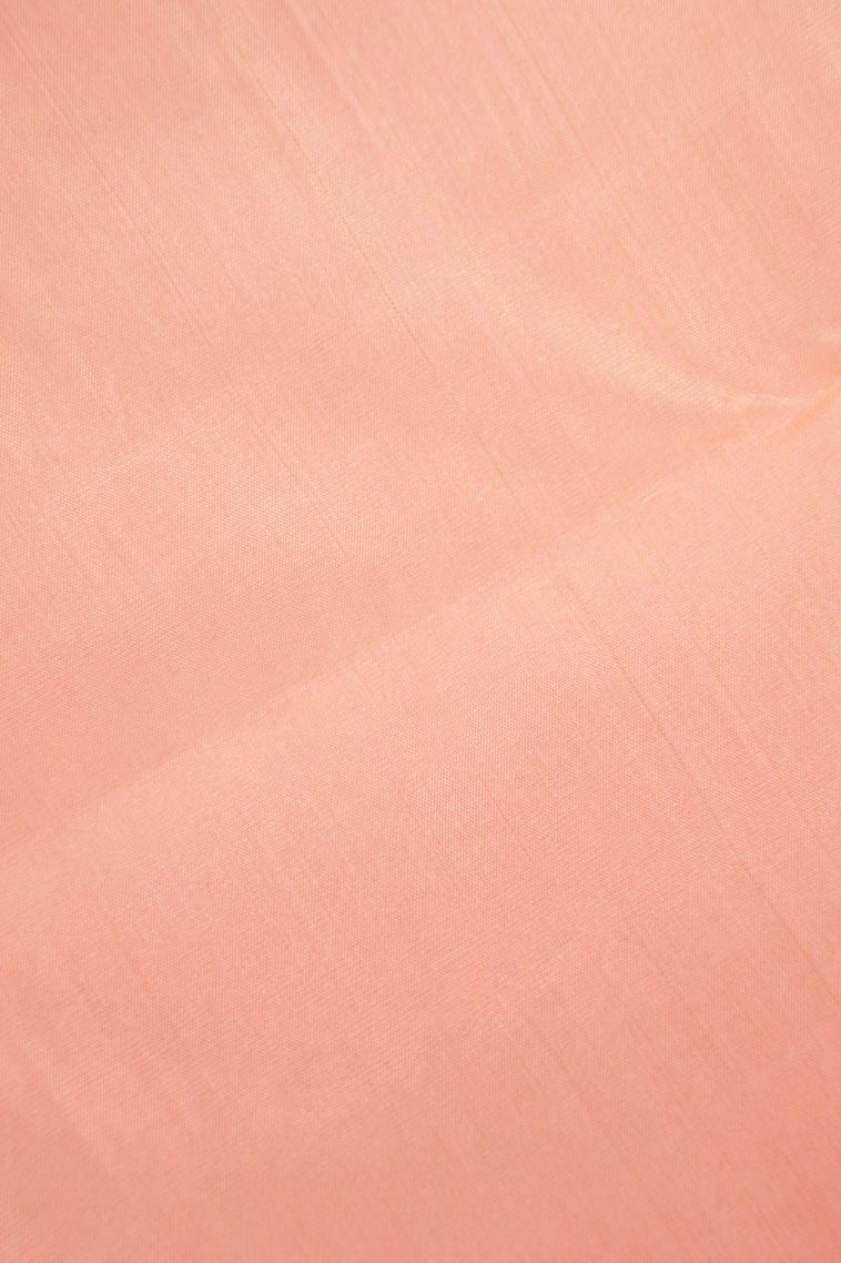 Shortbread Yellow Soft Silk Saree with Silver Zari Stripes view 3