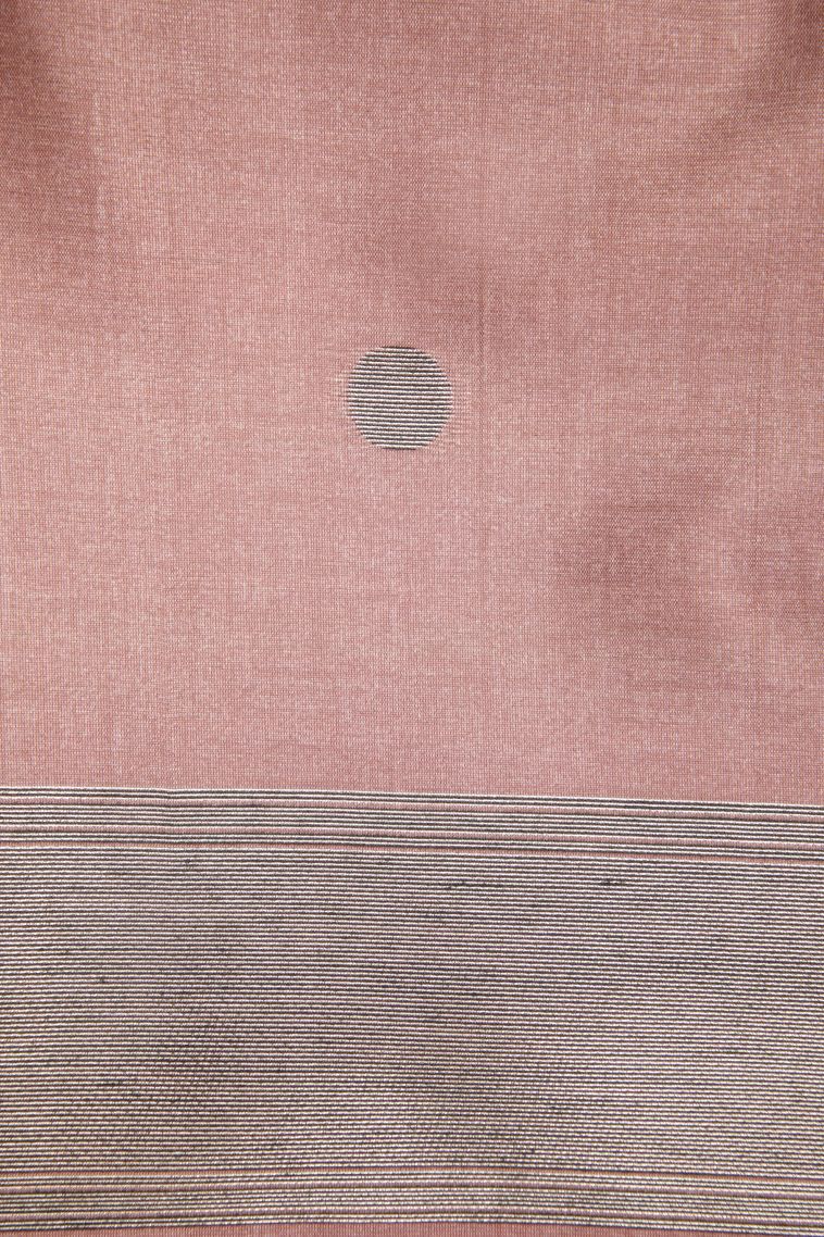 Lavender Purple Tussar Saree with Bronze Zari Buttis (small Dots Or Motifs) view 3