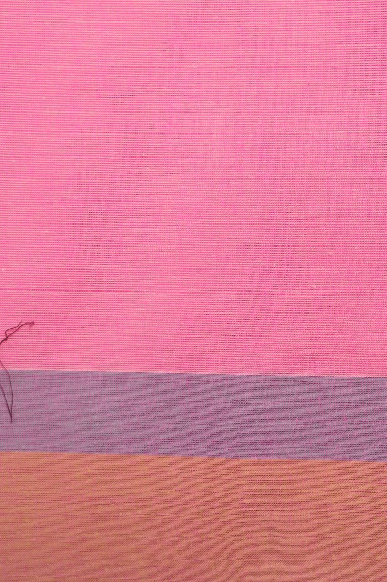 Ballet Pink Kovai Cotton Sarees with Without Zari Zari Buttis (small Dots Or Motifs) view 3