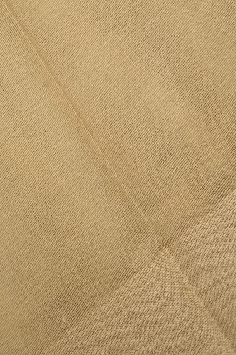 Cream White Kovai Cotton Sarees with Without Zari Zari Buttis (small Dots Or Motifs) view 3