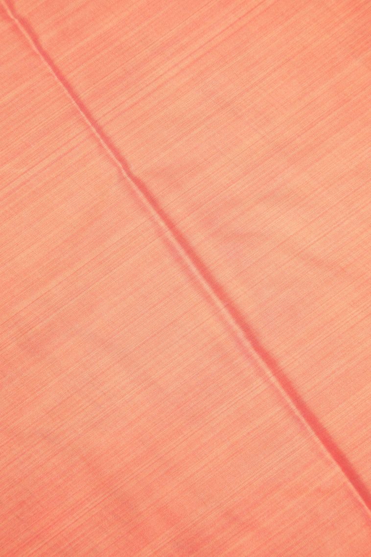 Peach Pink Soft Silk Sarees with Without Zari Zari Geometric Shapes view 3