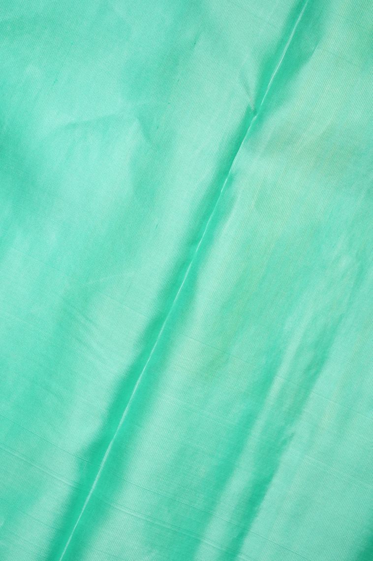 Lemon Yellow Soft Silk Saree with Silver Zari Floral Patterns view 3