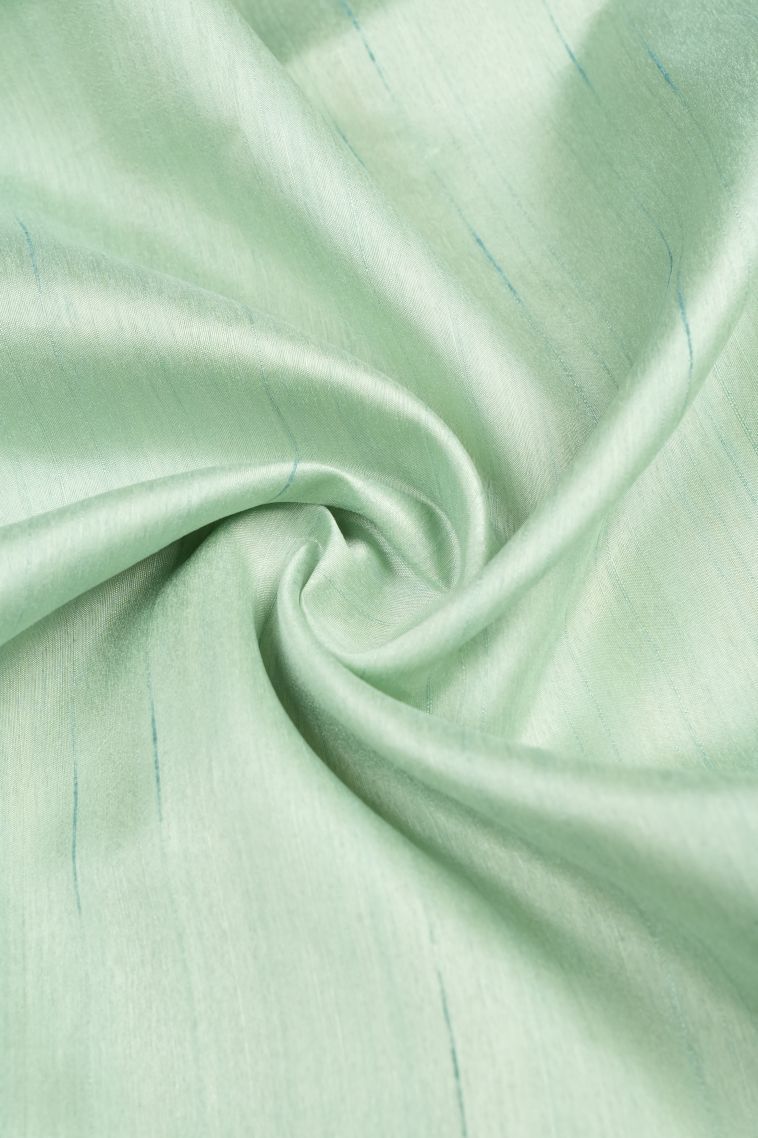 Arctic Blue Tussar Saree with Without Zari Zari Plain view 4