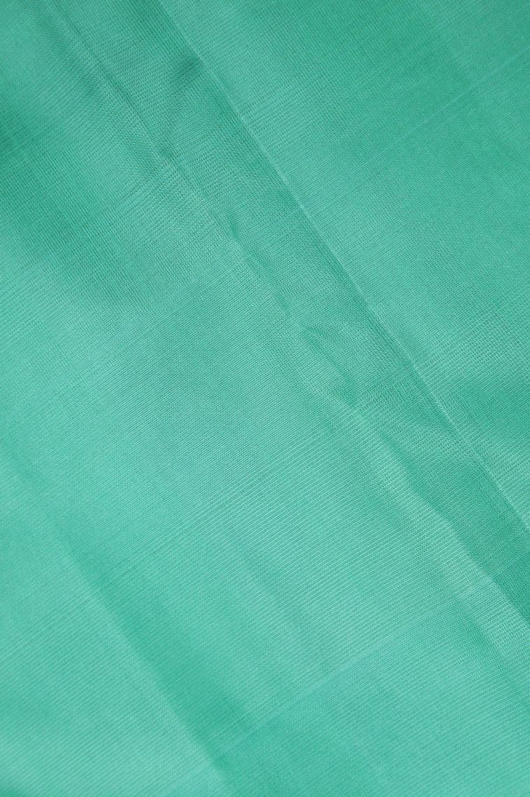 Hot Pink Soft Silk Saree with Silver Zari Floral Patterns view 3