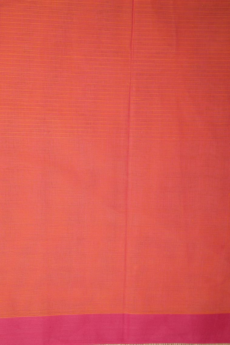Ballet Pink Kovai Cotton Sarees with Without Zari Zari Stripes view 3
