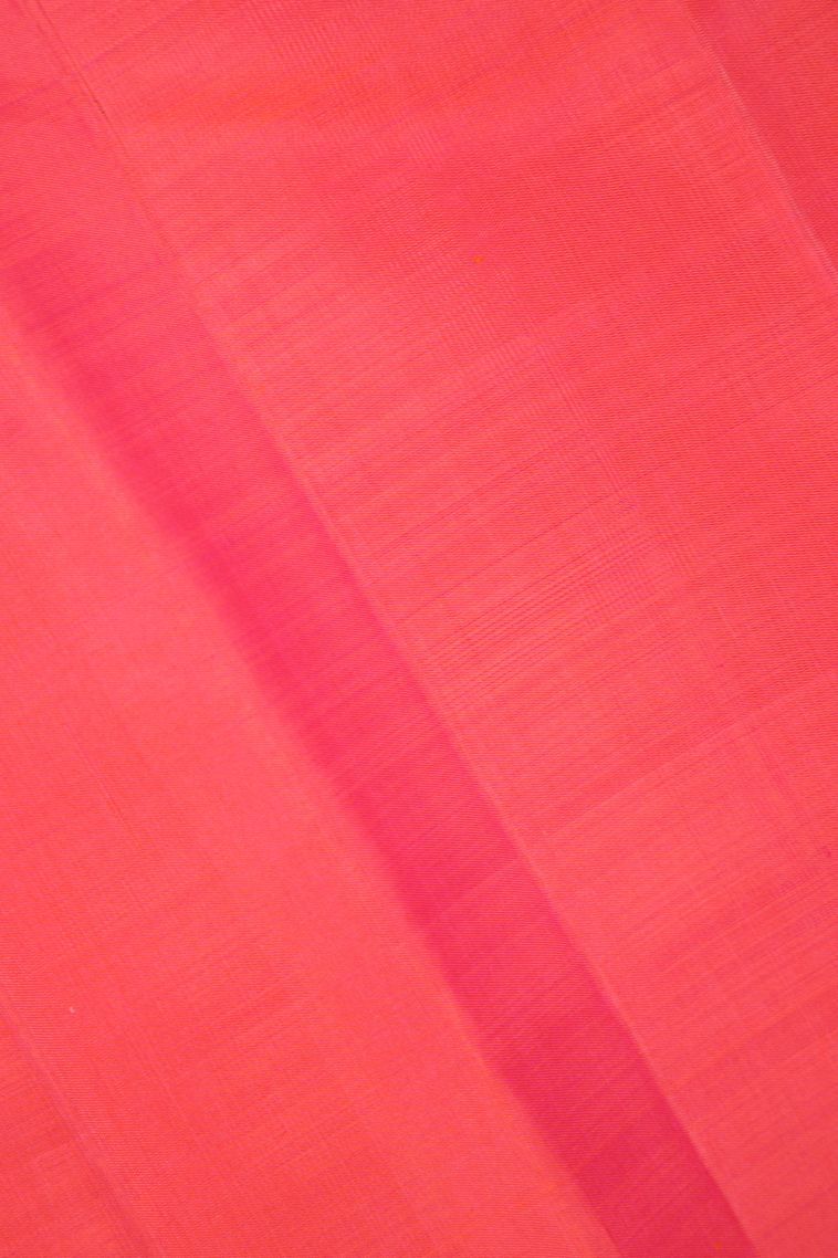 Pine Green Kanchipuram Silk Sarees with Gold Zari Stripes view 3