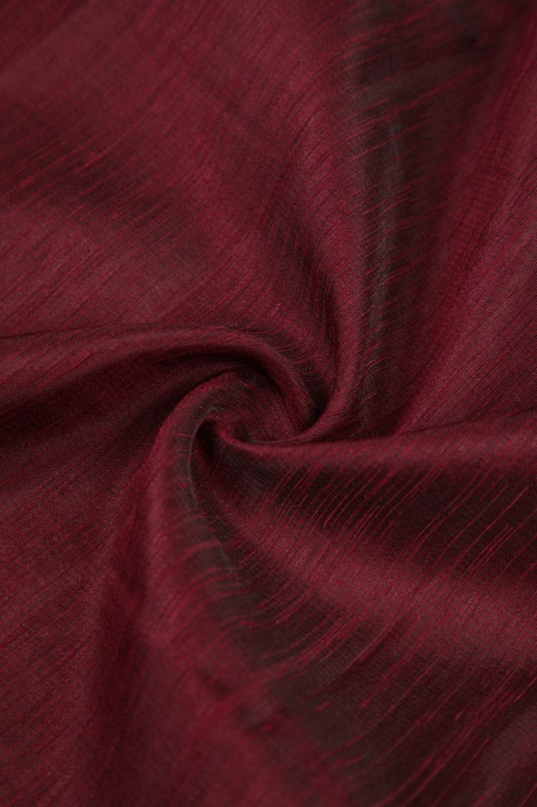 Bosenberry Purple Tussar Saree with Without Zari Zari Plain view 4