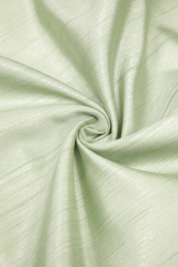 Pistachio Green Tussar Saree with Without Zari Zari Plain view 4