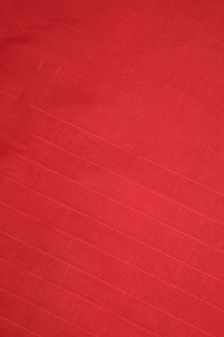 Candy Red Kovai Cotton Sarees with Without Zari Zari Stripes view 3