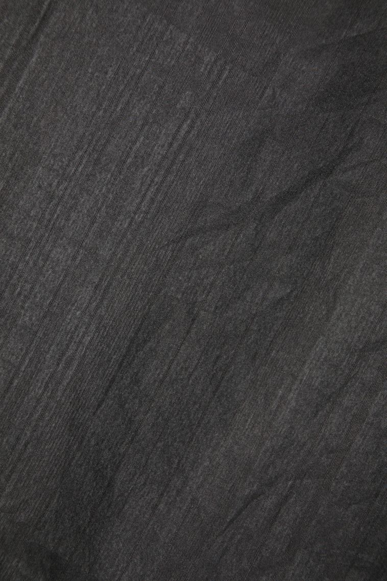 Asphalt Black Tussar Saree with Without Zari Zari Buttis (small Dots Or Motifs) view 3