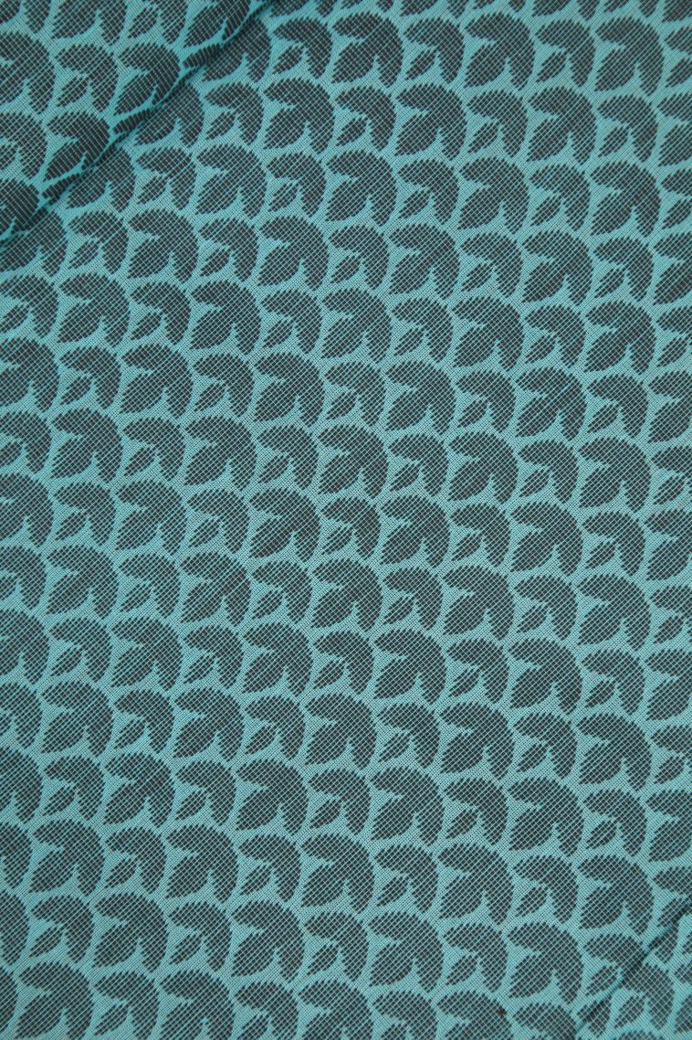 Arctic Blue Silk Cotton with Without Zari Zari Buttis (small Dots Or Motifs) view 3