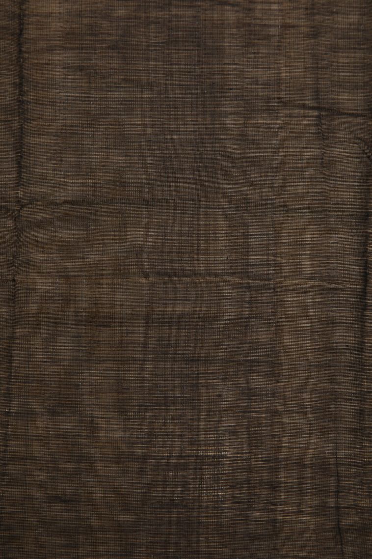 Peanut Brown Kanchi Cotton Sarees with Without Zari Zari Animal And Bird Motifs view 3