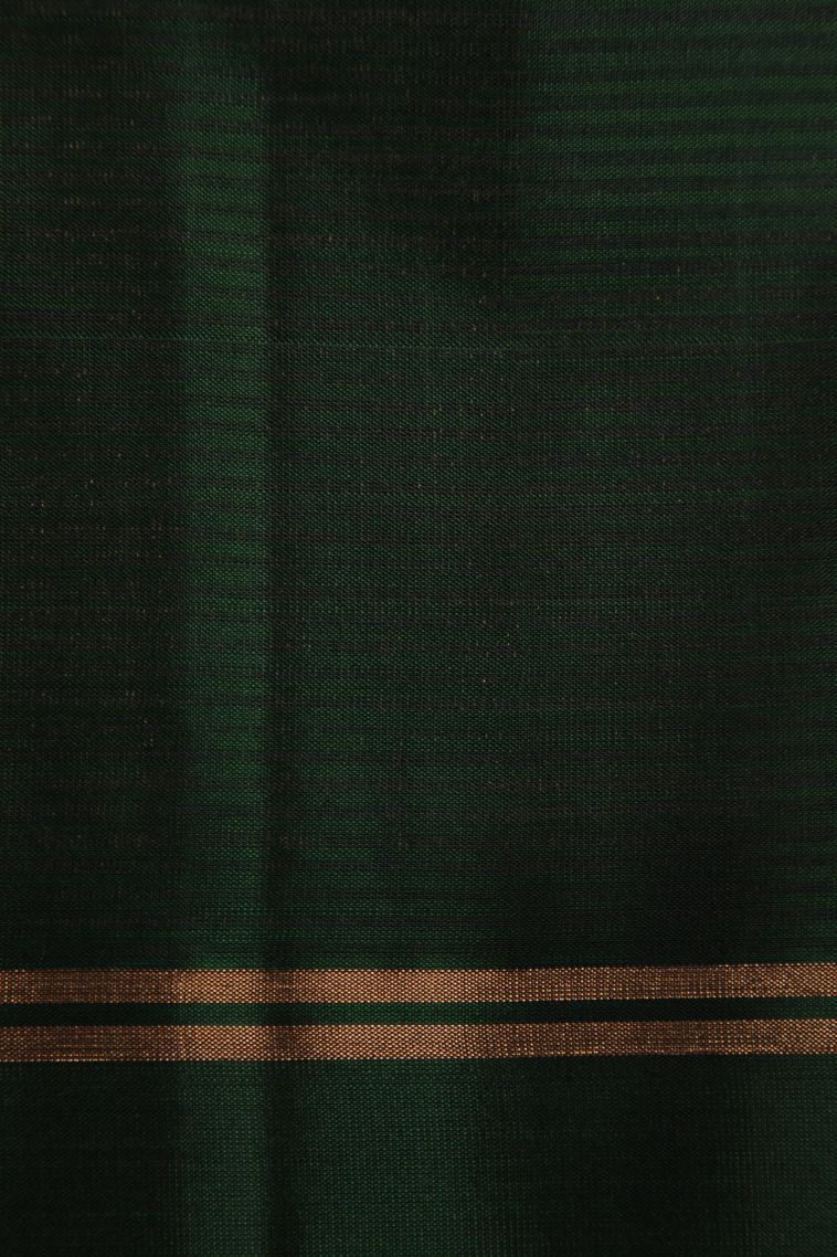 Magenta Purple Soft Silk Saree with Gold Zari Raindrops Model view 3