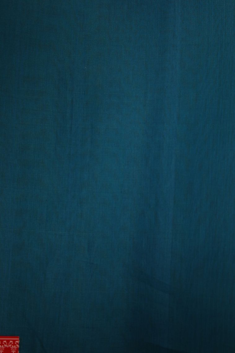 Merigold Orange Silk Cotton Sarees with Gold And Silver Zari Floral Patterns view 3