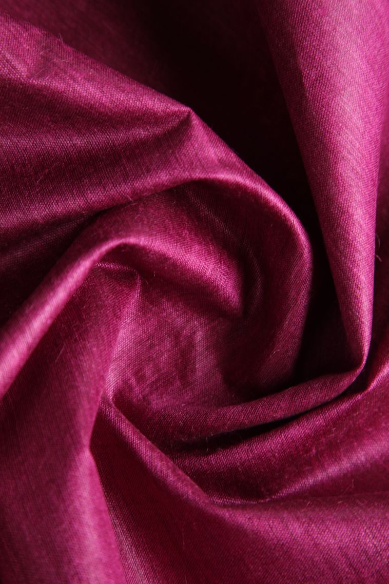 Grape Purple Jute Sarees with Gold Zari Geometric Shapes view 4