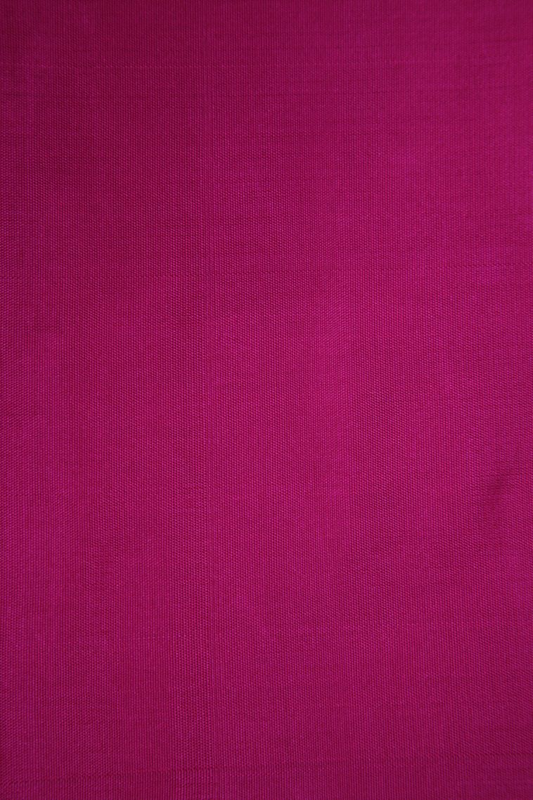 Magenta  Pink Kanchipuram Silk Sarees with Silver Zari Stripes view 3