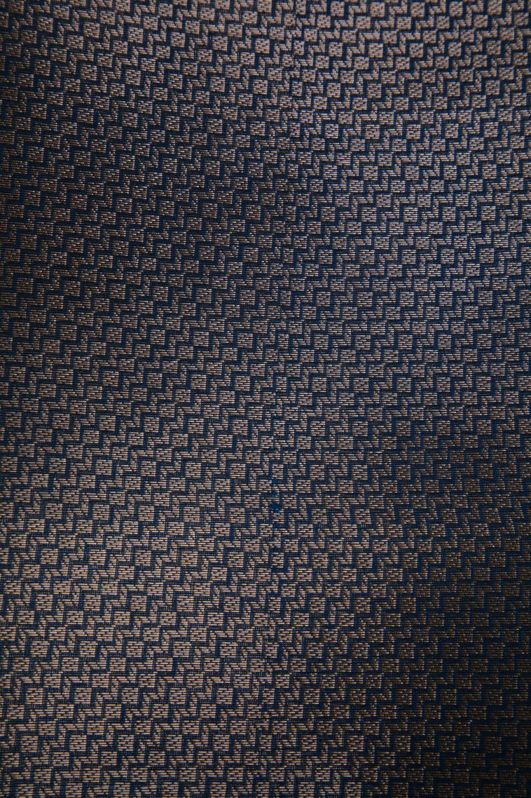 Cerulean Blue Chanderi Cotton Sarees with Gold Zari Plain view 3