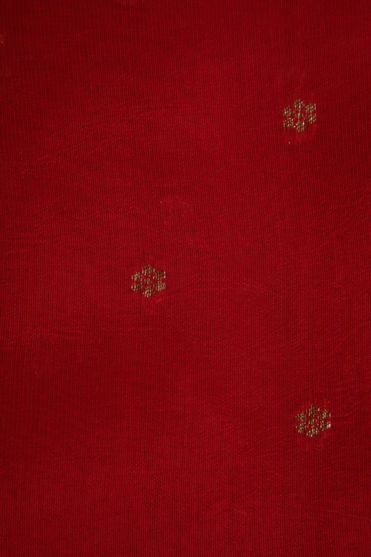 Berry Blue Banaras Sarees with Gold Zari Geometric Shapes view 3