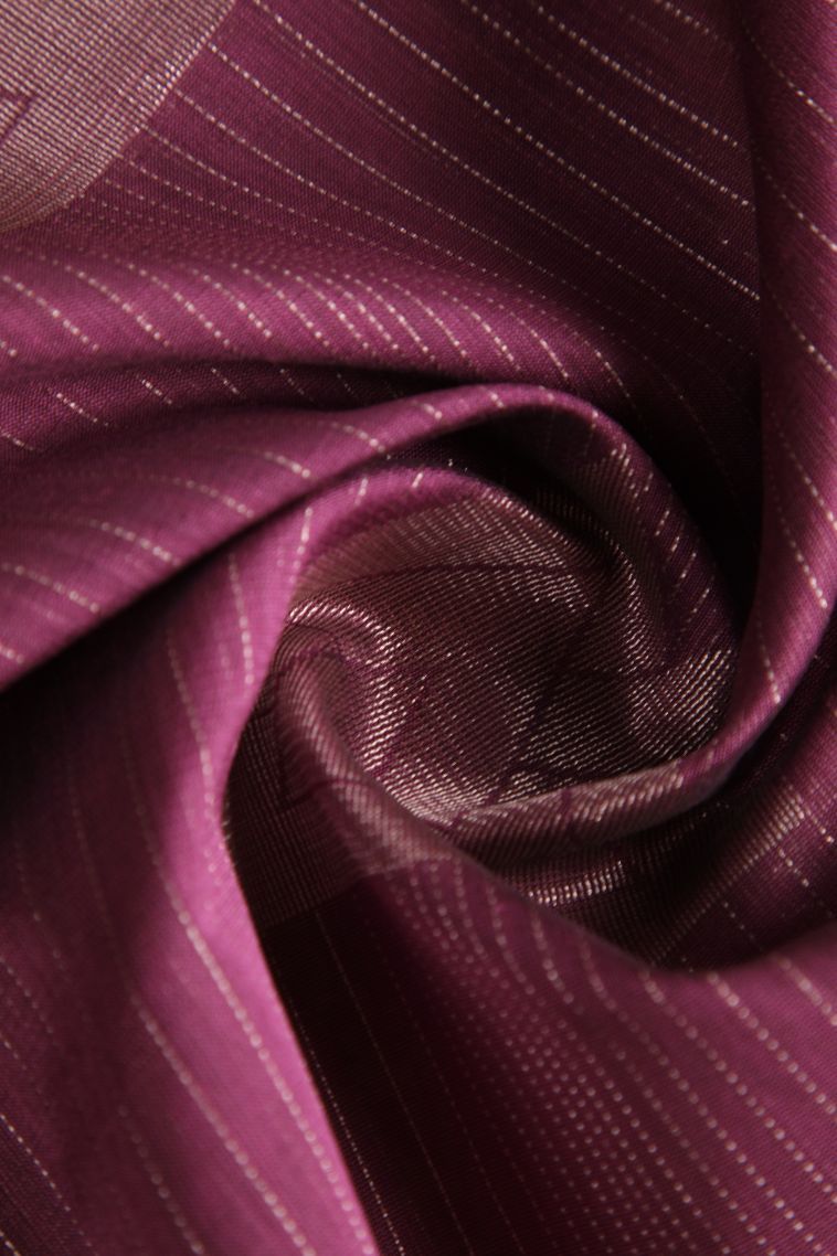 Lean Pink Silk Cotton Sarees with Silver Zari Geometric Shapes view 4