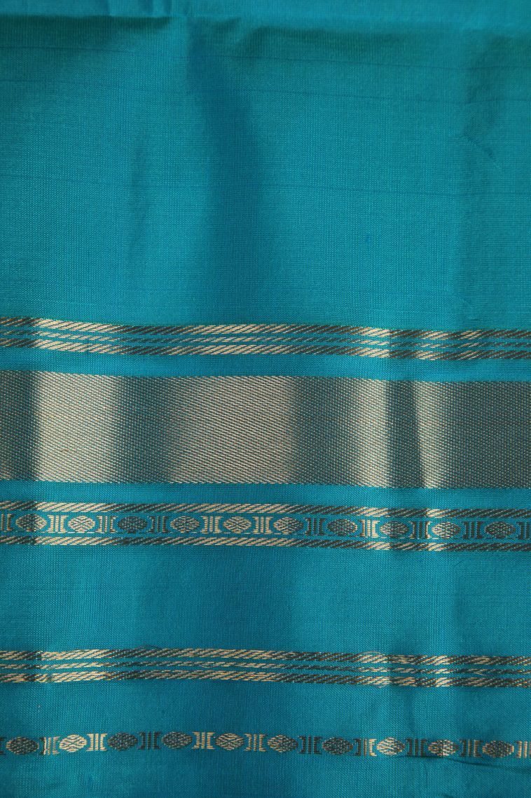 Plum Purple Soft Silk Saree with Gold Zari Manga view 3