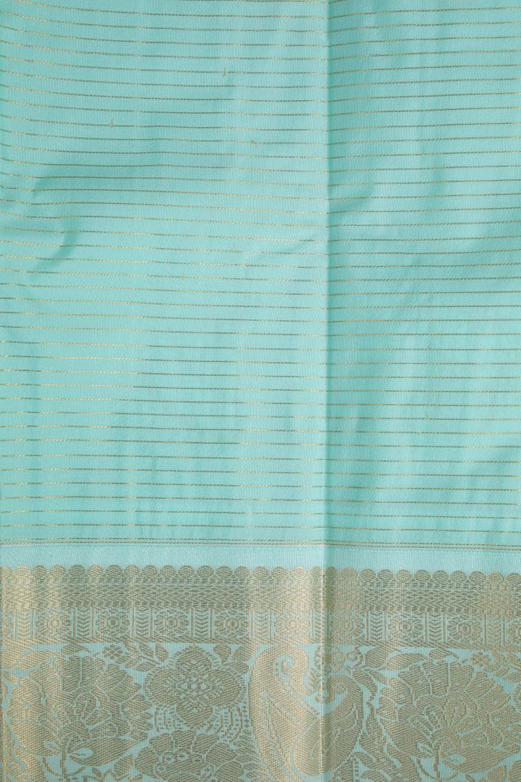 Coffee Brown Visiri Madippu Silk Sarees with Gold Zari Checks view 3