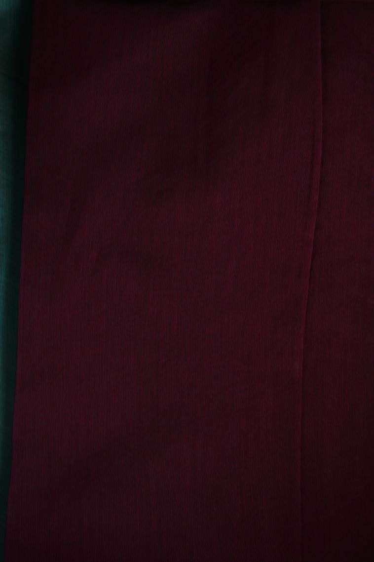 Cerulean Blue Silk Cotton with Gold Zari Floral Puttas view 3